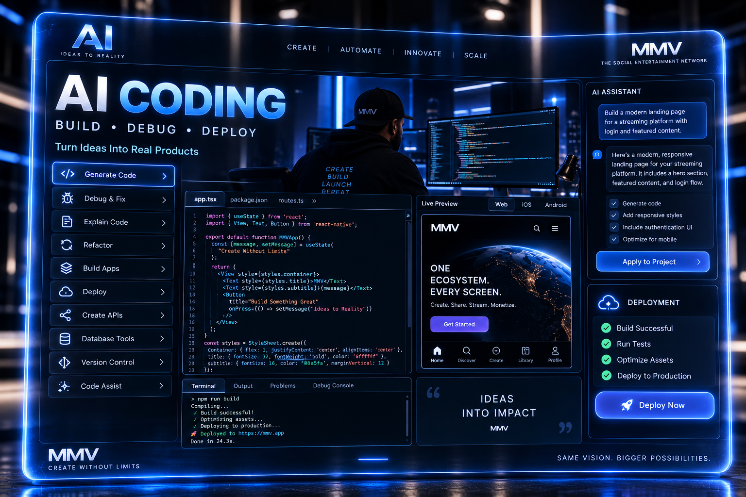 AI Coding dashboard